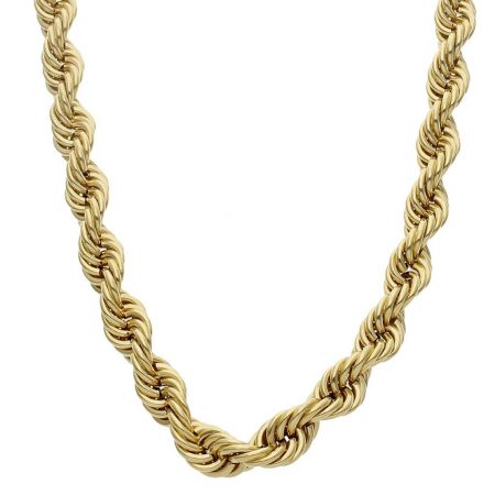 Cordon salomonico ancho de 10mm. y largo 60cm. oro 18k
