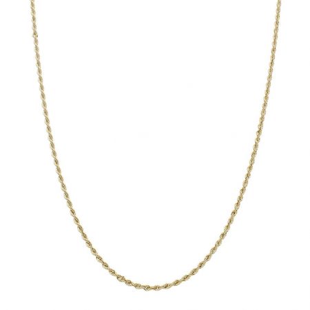 Cordon salomonico fino ancho de 2,2mm. y largo 50cm. oro 18k
