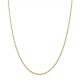 Cordon salomonico fino ancho de 2,2mm. y largo 50cm. oro 18k