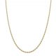 Cordon salomonico ancho de 2,7mm. y largo 50cm. oro 18k