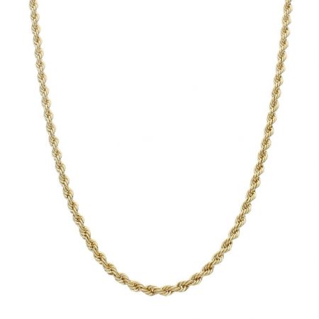 Cordon salomonico ancho de 3,8mm. y largo 50cm. oro 18k
