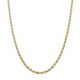 Cordon salomonico ancho de 3,8mm. y largo 60cm. oro 18k