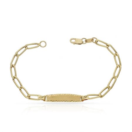 Esclava comunion figaro oro 18k