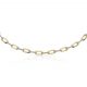 Pulsera bicolor circonitas oro 18k