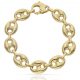 Pulsera modelo calabrote 14mm. oro 18k