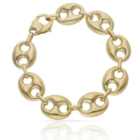 Pulsera modelo calabrote 18mm. oro 18k