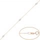 Pulsera chaton circonitas oro de 18k