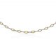 Pulsera bicolor circonitas oro de 18k