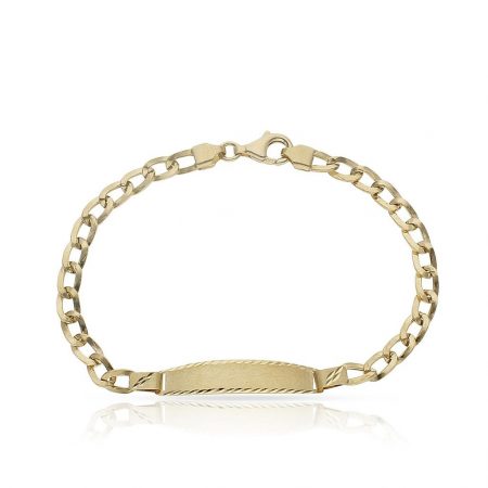 Esclava cadete eslabones oro 18k