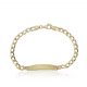 Esclava cadete eslabones oro 18k