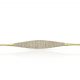 Pulsera con forma de rombo con circonitas oro 18k
