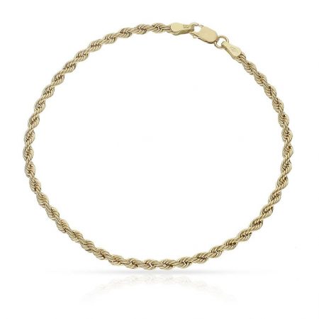 Pulsera cordon salomonico 2,7mm.oro de 18k