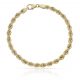 Pulsera cordon de 4,35mm.en oro de 18k
