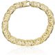 Pulsera eslabón fundido 11mm.oro 18k