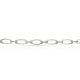 Pulsera eslabones rectangular circonitas oro blanco 18k