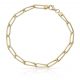 Pulsera figaro 4mm.en oro de 18k