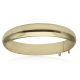 Pulsera media caña en brillo de 12mm. oro 18k