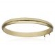 Pulsera media caña en brillo de 7mm. oro de 18k