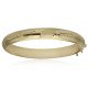 Pulsera media caña tallada de 10mm. oro de 18k