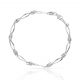 Pulsera eslabones en oro blanco de 18k