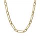 Cadena modelo 1x1 ancho de 3mm. y largo 50cm. oro 18k