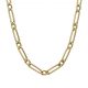 Cadena modelo 1x1 ancho de 4mm. y largo 50cm. oro 18k