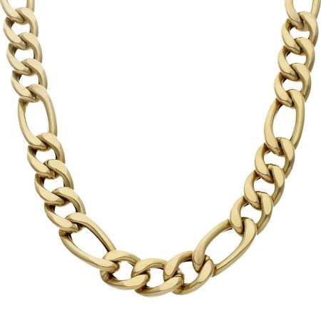 Cadena modelo 3x1 ancho de 13mm. y largo 70cm. oro 18k