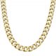 Cadena modelo barbada ancho de 11mm. y largo 60cm. oro 18k