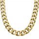 Cadena modelo barbada ancho de 15mm. y largo 70cm. oro 18k