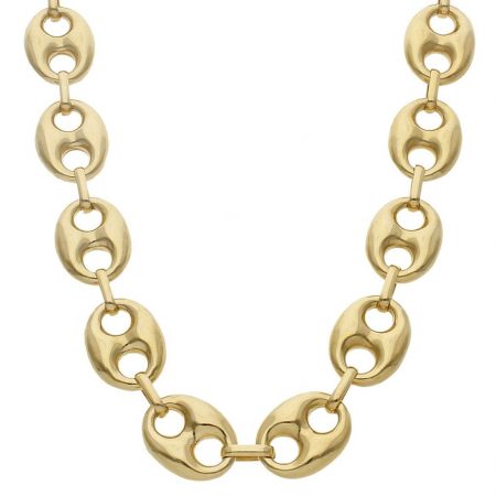 Cadena modelo calabrote ancho de 17mm. y largo 50cm. oro 18k