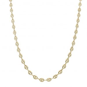 Cadena modelo calabrote ancho de 6mm. y largo 50cm. oro 18k