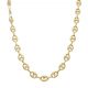 Cadena modelo calabrote ancho de 8mm. y largo 50cm. oro 18k