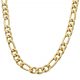 Cadena modelo 3x1 ancho de 9mm. y largo 60cm. oro 18k
