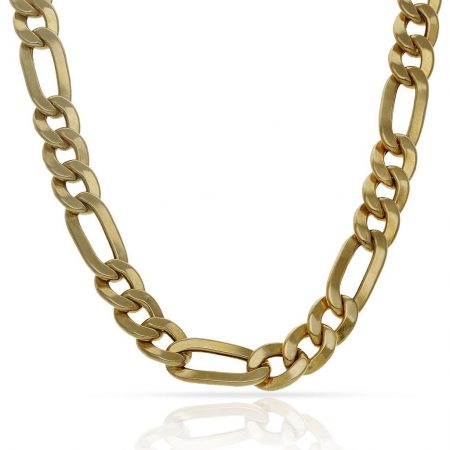 Cadena modelo 3x1 ancho de 8mm. y largo 50cm. oro 18k