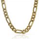 Cadena modelo 3x1 ancho de 8mm. y largo 50cm. oro 18k