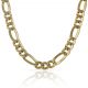 Cadena modelo 3x1 ancho de 7mm. y largo 60cm. oro 18k