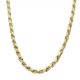 Cordon tallado ancho de 5,5mm. y largo 60cm. oro 18k
