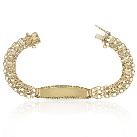 Esclava modelo princesa en oro de 18k