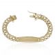 Esclava modelo princesa en oro de 18k
