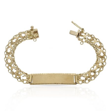 Esclava modelo princesa en oro de 18k