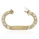 Esclava modelo princesa en oro de 18k