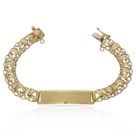 Esclava modelo princesa en oro de 18k