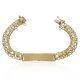 Esclava modelo princesa en oro de 18k