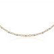 Pulsera eslabones bicolor en oro de 18k