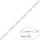 Pulsera diseño en oro blanco de 18k