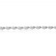 Pulsera diseño en oro blanco de 18k