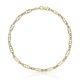 Pulsera con chapas caladas en oro de 18k