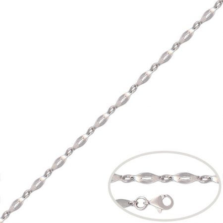 Pulsera de diseño en oro blanco de 18k