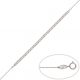 Pulsera bolas talladas en oro blanco de 18k
