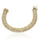 Pulsera modelo princesa en oro de 18k